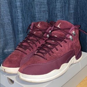 Velvet Jordan 12s
